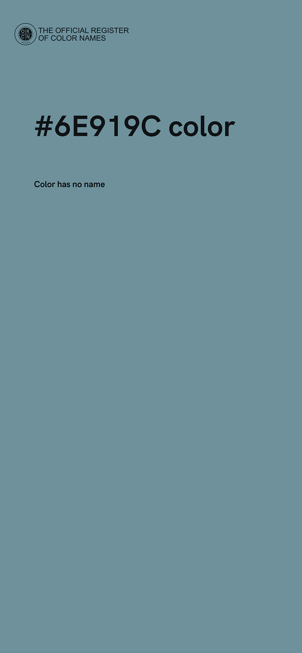 #6E919C color image