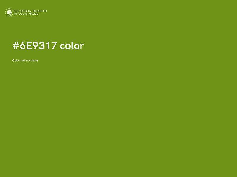 #6E9317 color image