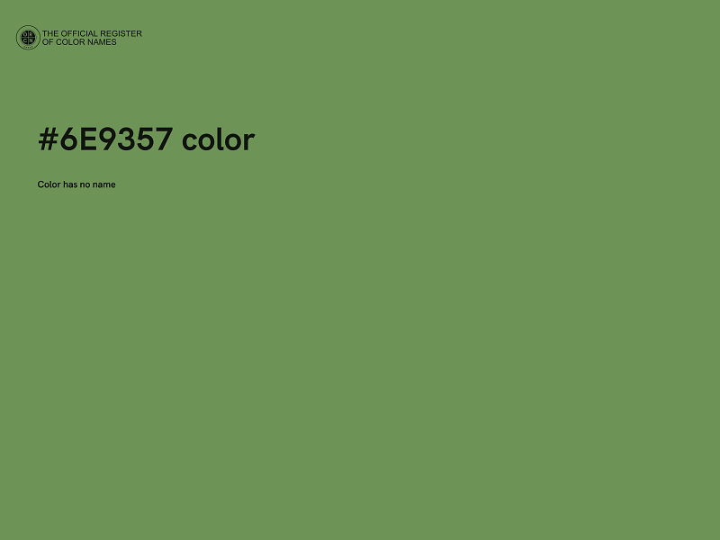 #6E9357 color image