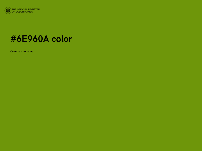 #6E960A color image