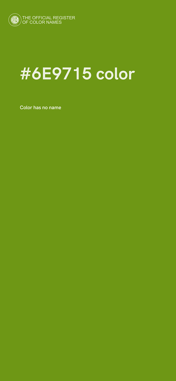 #6E9715 color image