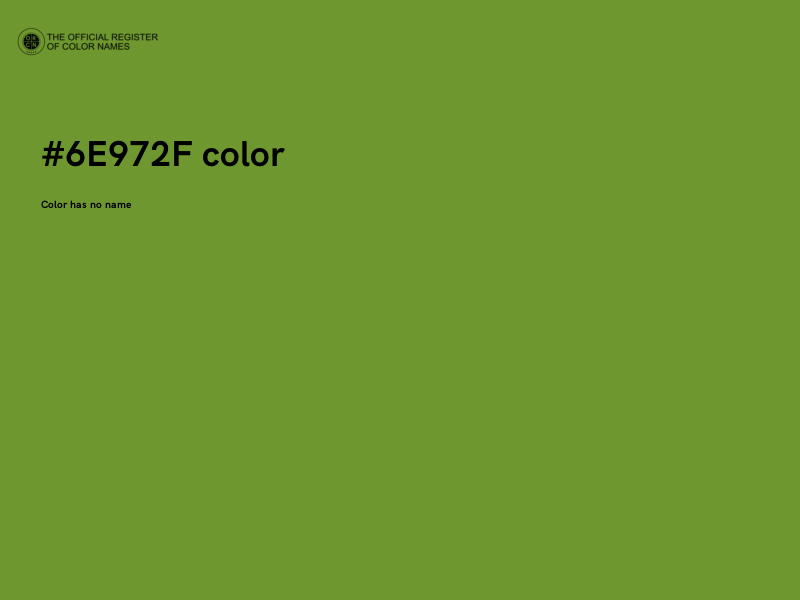 #6E972F color image
