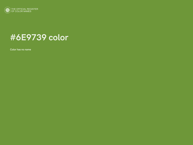 #6E9739 color image