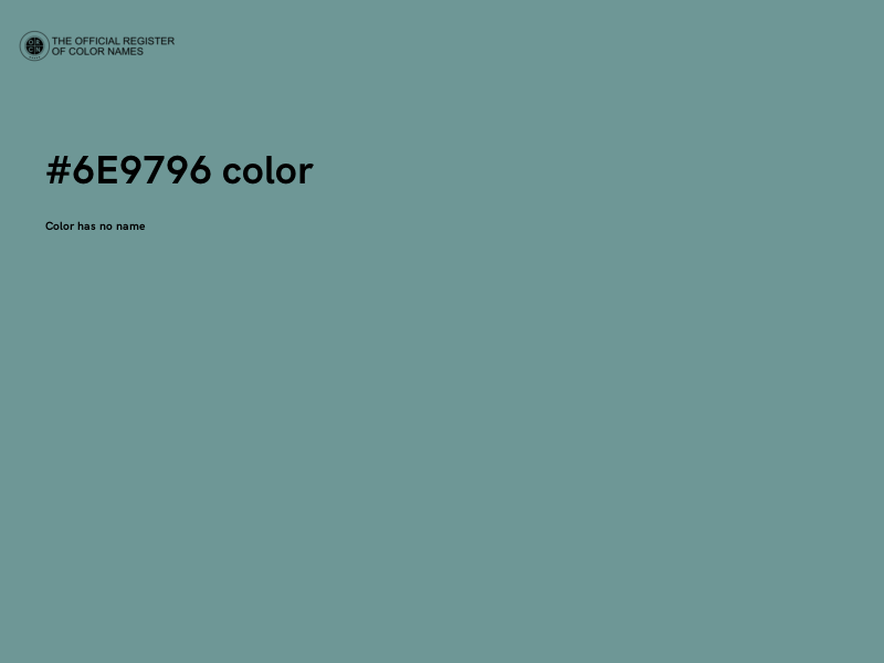 #6E9796 color image