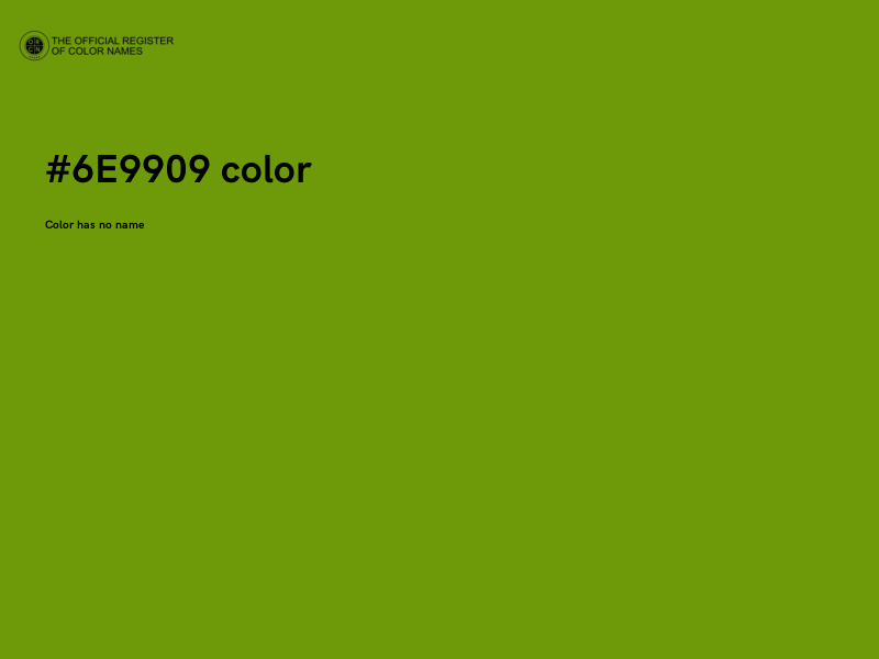 #6E9909 color image