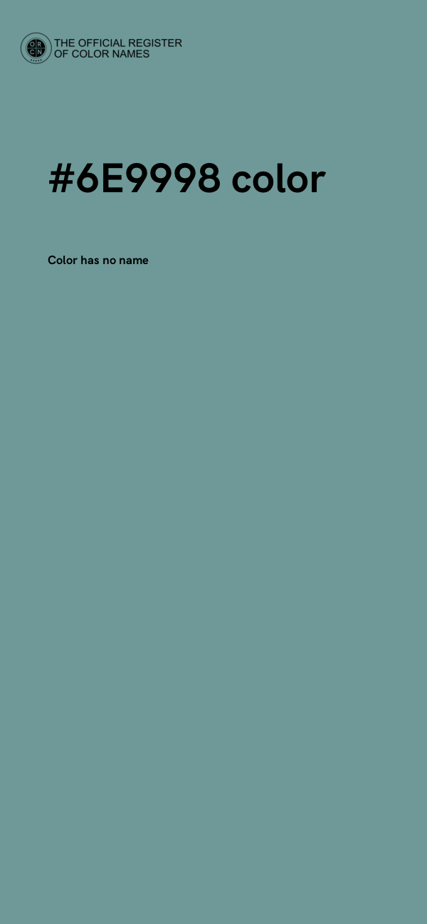#6E9998 color image