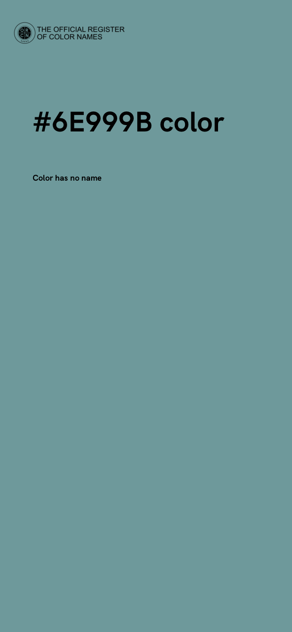 #6E999B color image