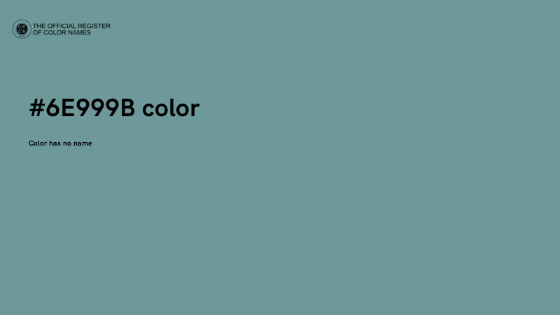 #6E999B color image