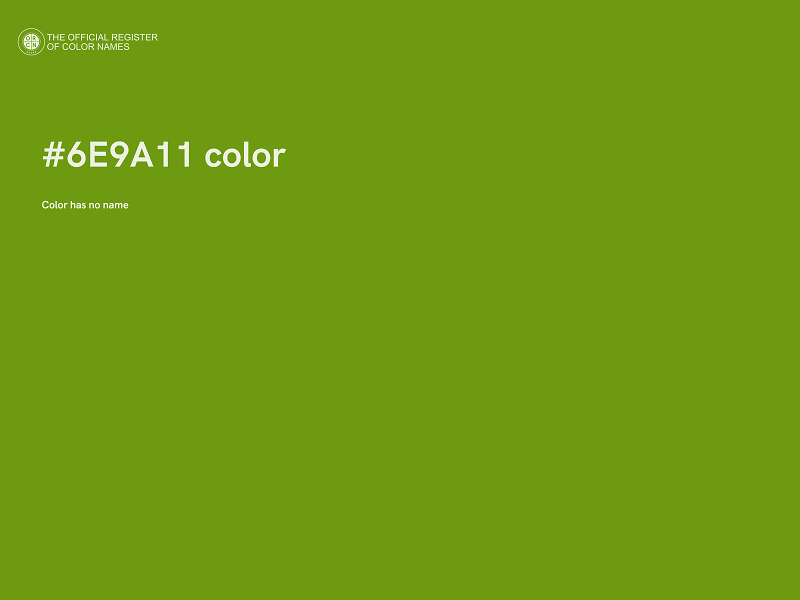 #6E9A11 color image