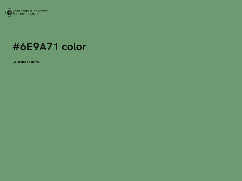 #6E9A71 color image
