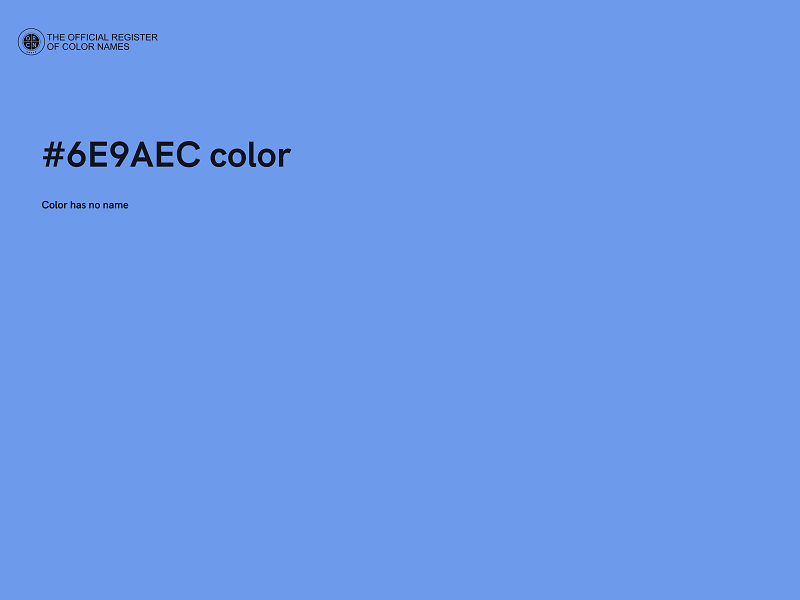 #6E9AEC color image