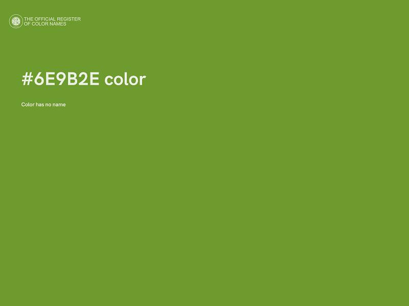 #6E9B2E color image