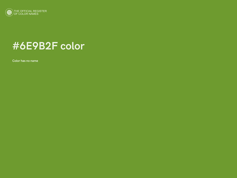 #6E9B2F color image