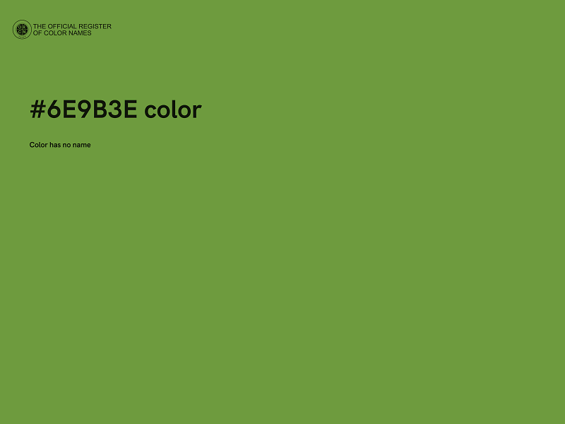 #6E9B3E color image