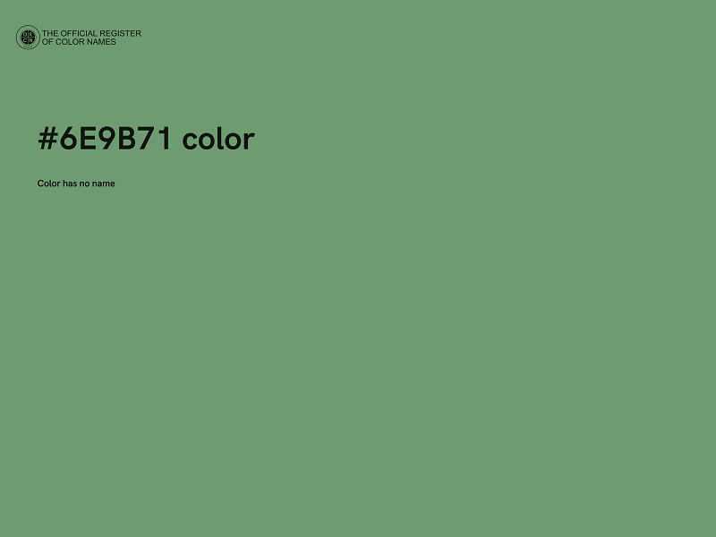 #6E9B71 color image