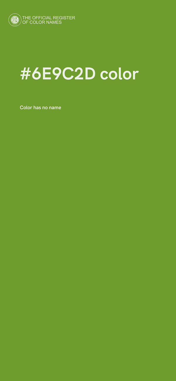 #6E9C2D color image