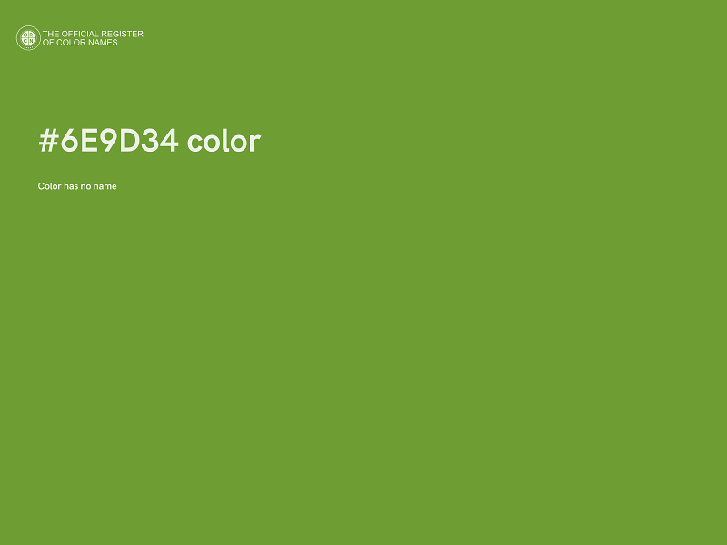 #6E9D34 color image