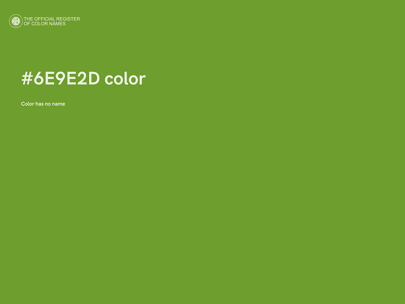 #6E9E2D color image