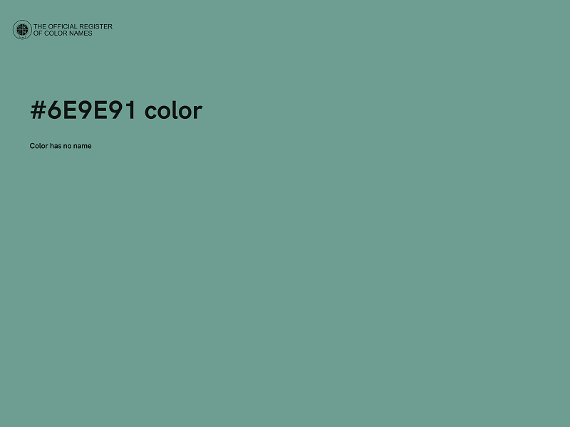 #6E9E91 color image