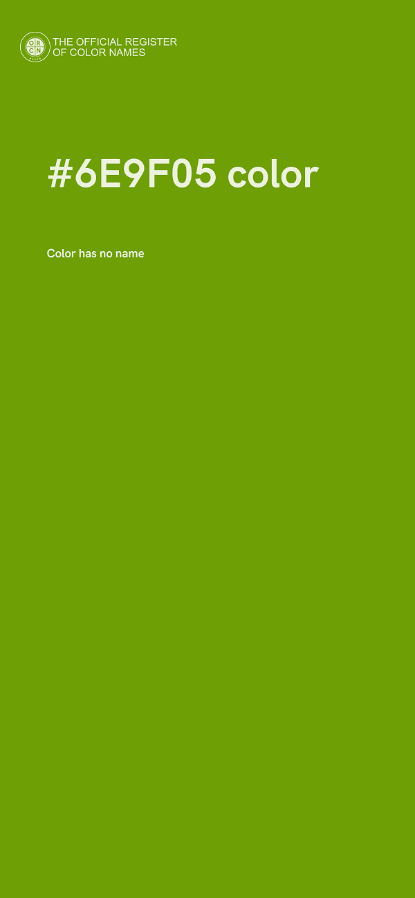 #6E9F05 color image