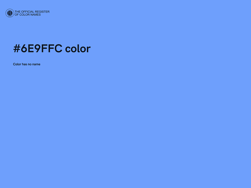 #6E9FFC color image