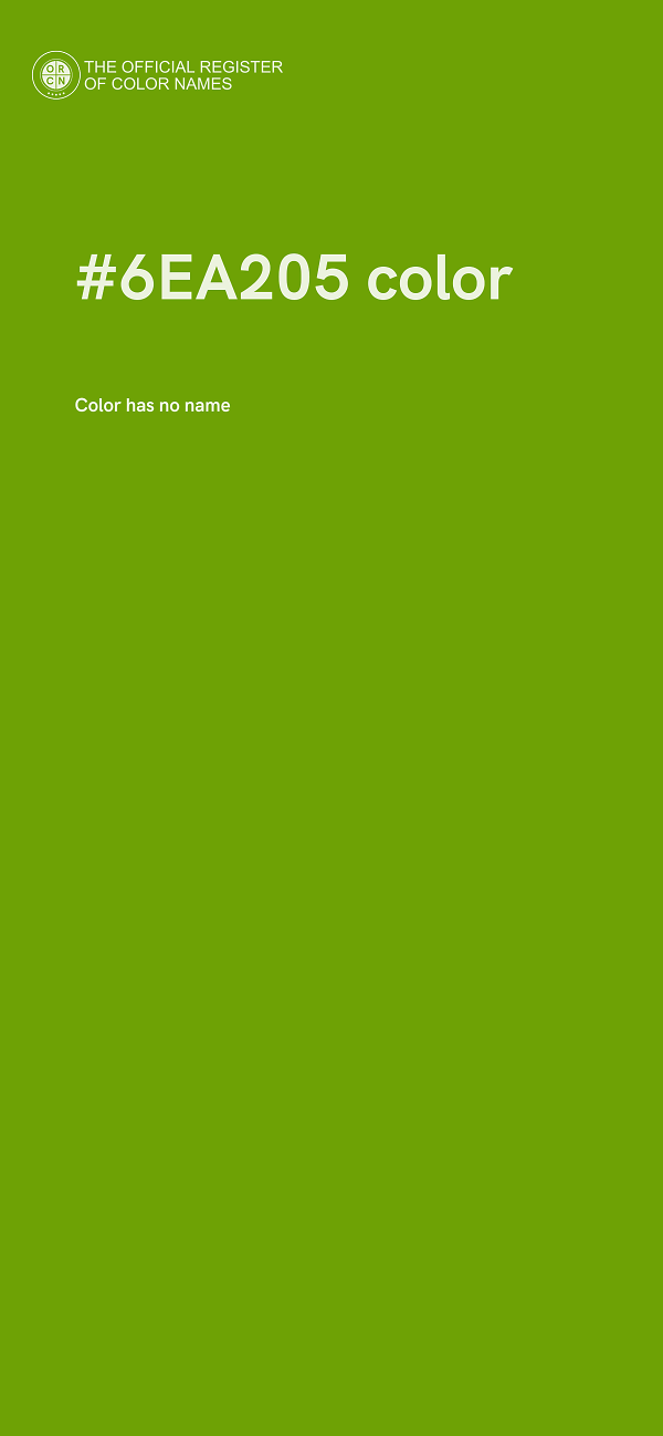 #6EA205 color image