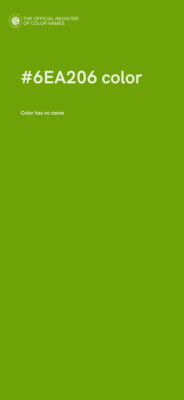 #6EA206 color image