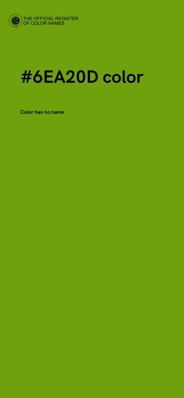 #6EA20D color image