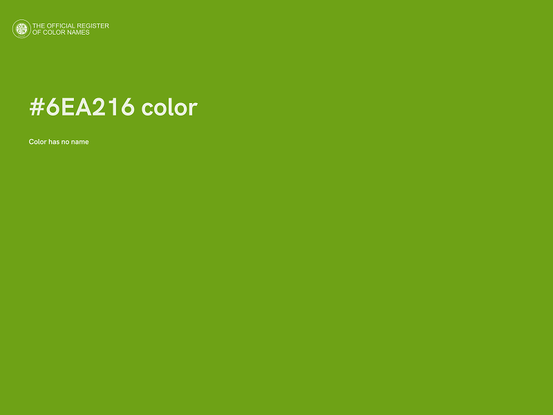 #6EA216 color image