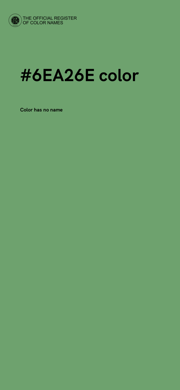 #6EA26E color image
