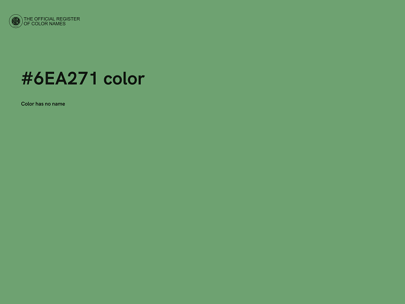 #6EA271 color image