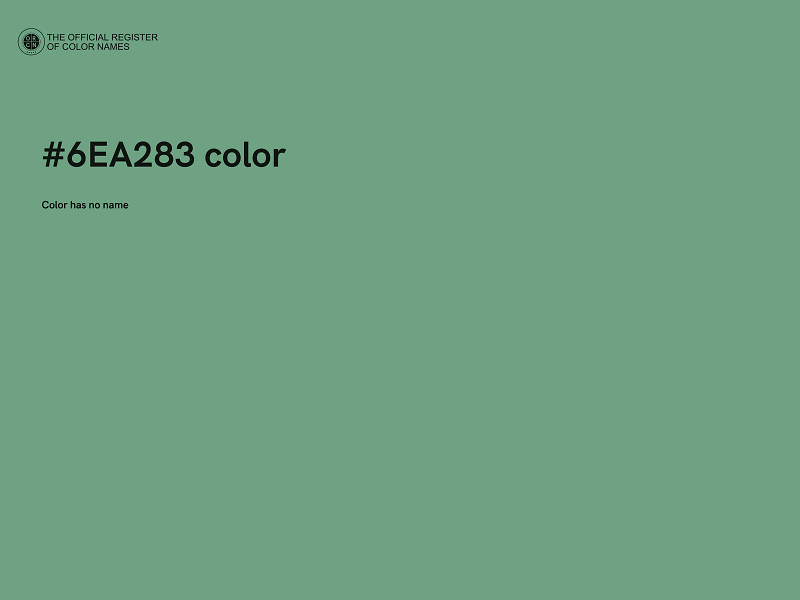 #6EA283 color image