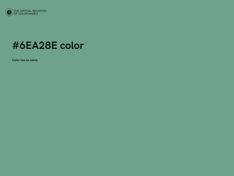 #6EA28E color image