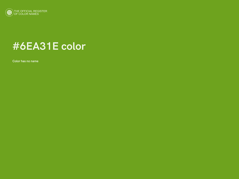 #6EA31E color image