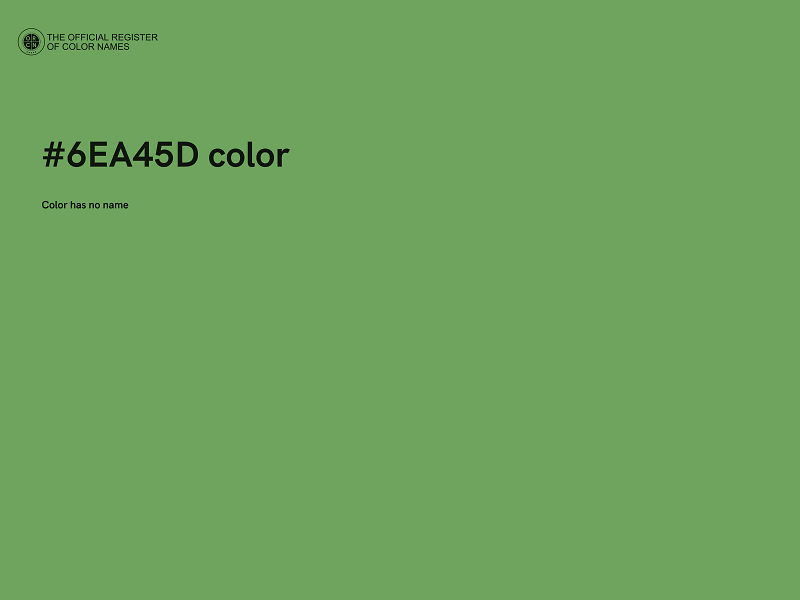 #6EA45D color image