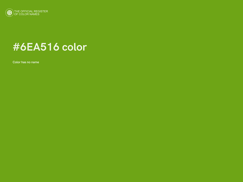 #6EA516 color image