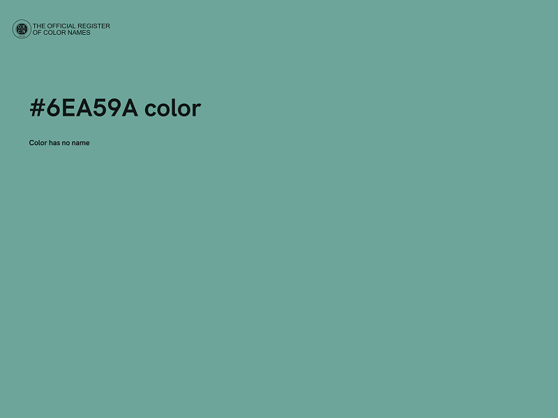 #6EA59A color image