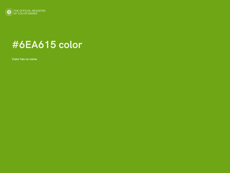 #6EA615 color image