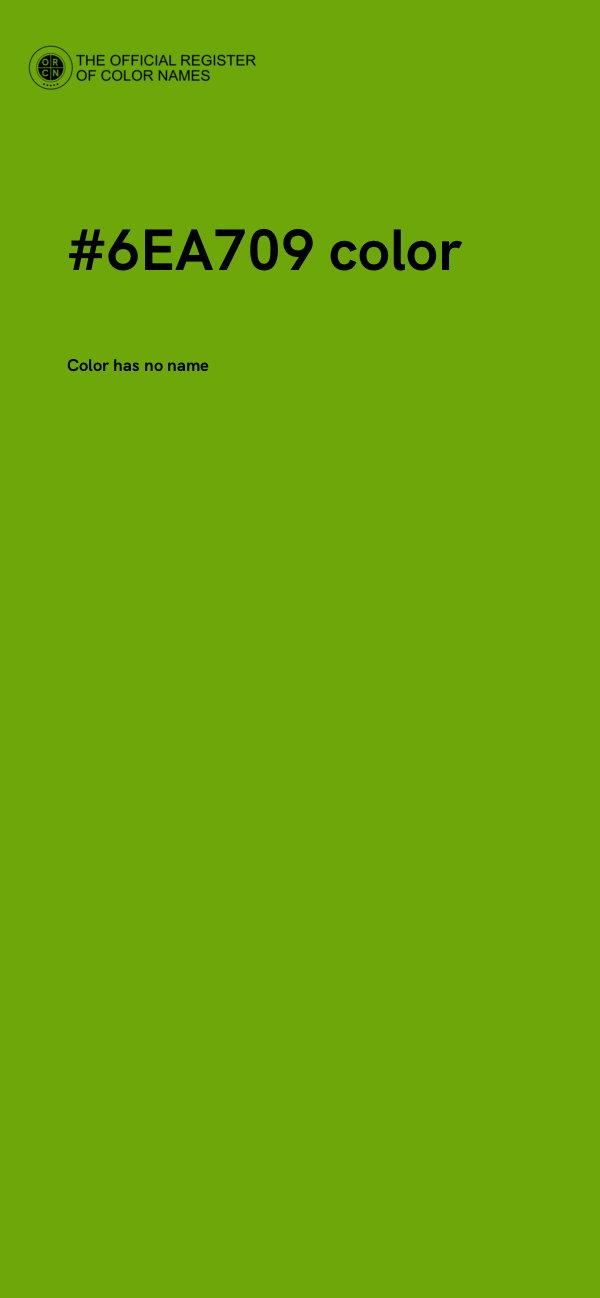 #6EA709 color image