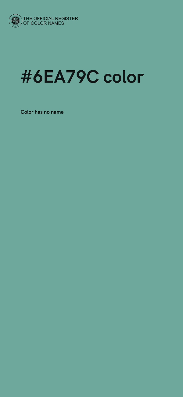 #6EA79C color image