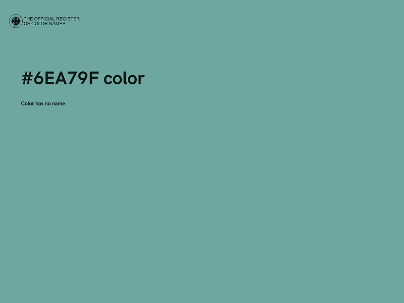 #6EA79F color image