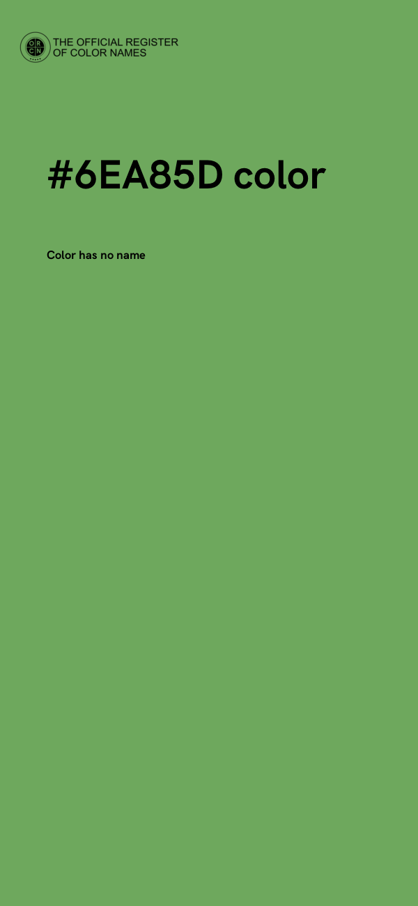 #6EA85D color image