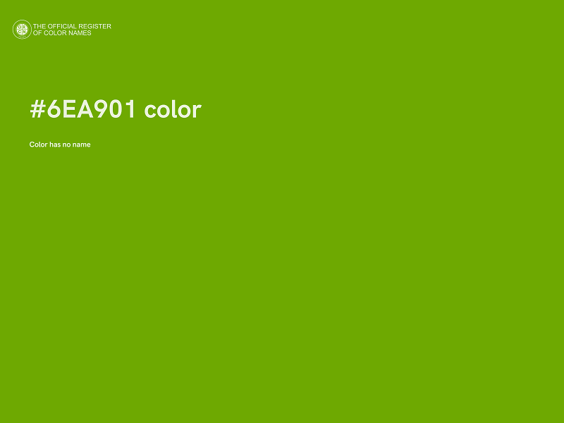 #6EA901 color image