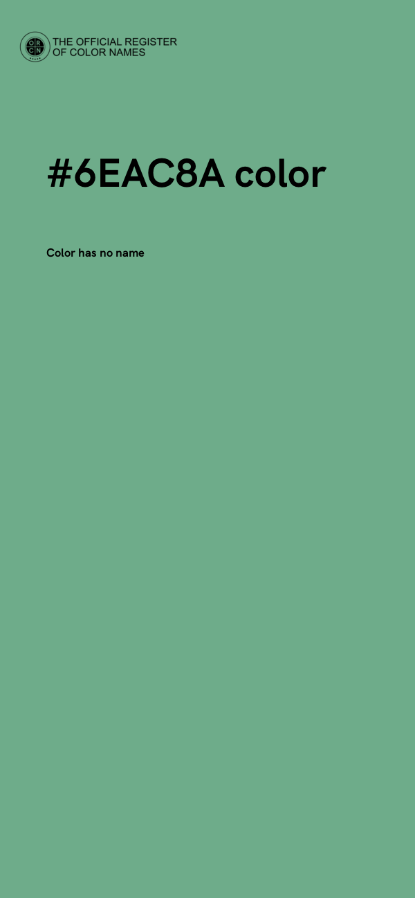 #6EAC8A color image