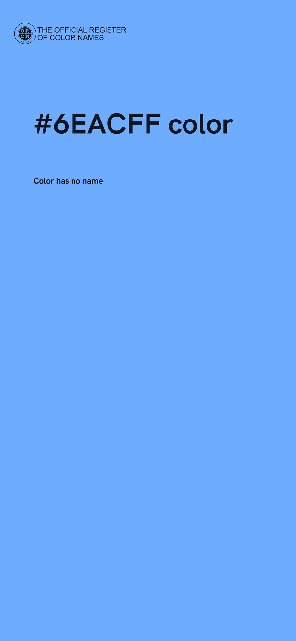 #6EACFF color image