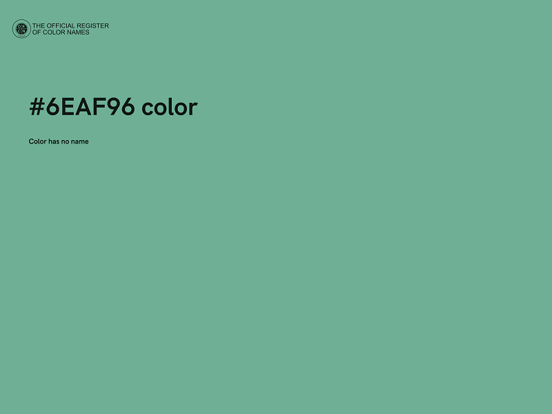 #6EAF96 color image