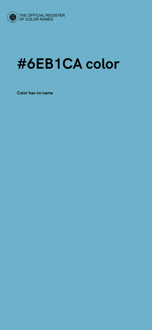 #6EB1CA color image