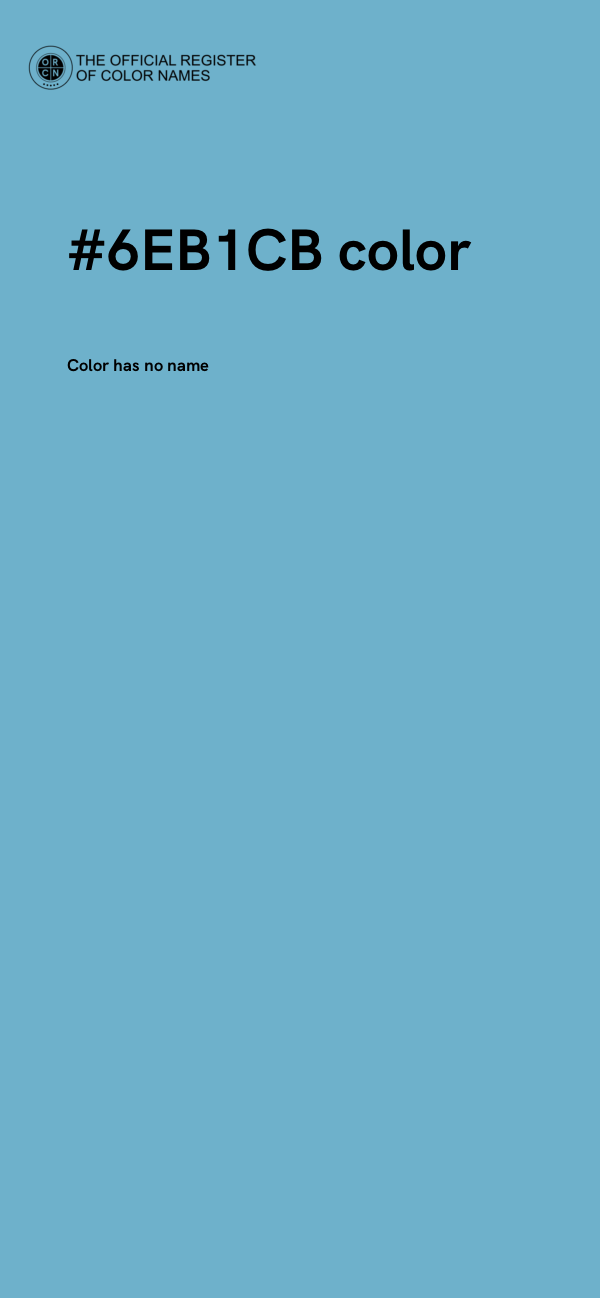#6EB1CB color image