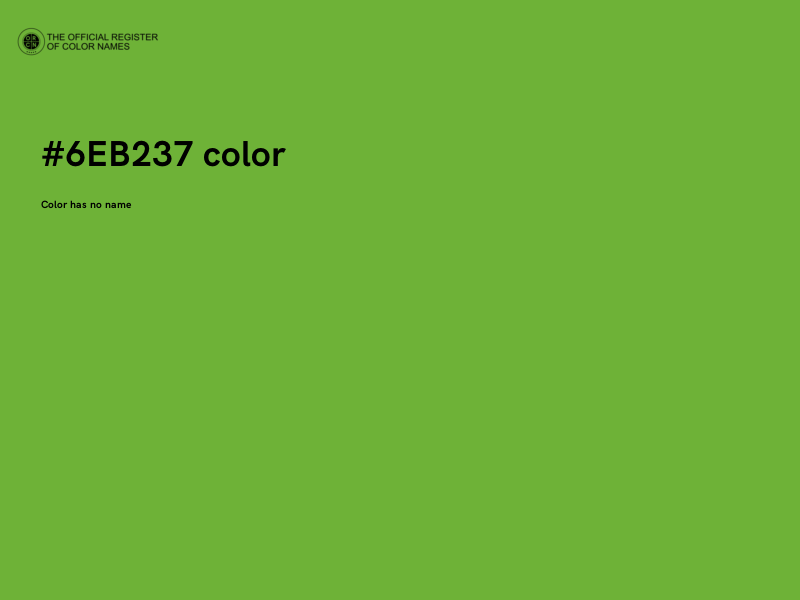 #6EB237 color image