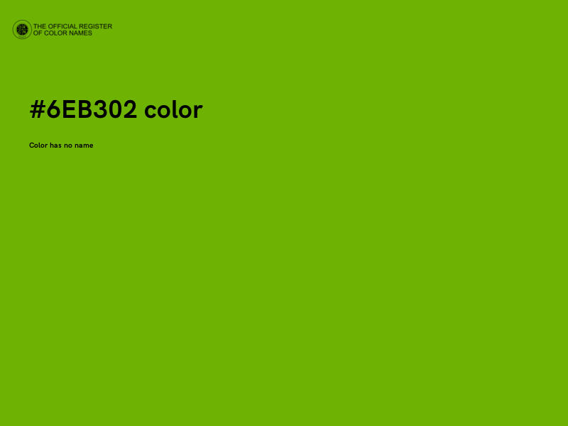 #6EB302 color image